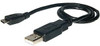 Amzer 82928 Universal Micro USB to USB Data Sync and Charge Handy Small Cable 1ft: Data Cable