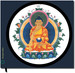 Designwallas Buddha Teal Notebook Hard Bound