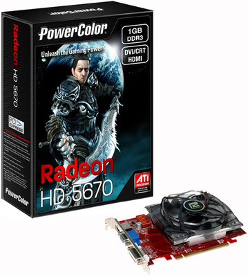 PowerColor AMD/ATI Radeon HD5670 1 GB DDR3 Graphics Card: Graphics Card Buy PowerColor AMD/ATI Radeon HD5670 1 GB DDR3 Graphics Card: Graphics Card