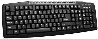 Buy Frontech K/B MM USB Black/Silver: Keyboard