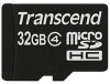 Transcend Memory Card MicroSD 32GB Class 4: Memory Card