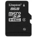 Combo of 2 Kingston Memory Card MicroSD 8 GB Class 4