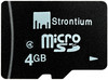 Strontium Memory Card 4GB MicroSD Card (Class 4): Memory Card