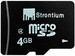 Strontium Memory Card 4GB MicroSD Card (Class 4)