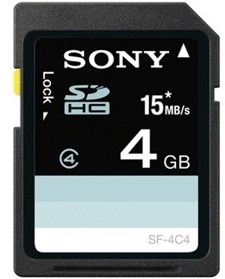 Sony SDHC SF-4N4 (4 GB) Memory Card: Memory Card Buy Sony SDHC SF-4N4 (4 GB) Memory Card: Memory Card