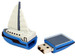 Microware Ship Boat Yacht Shape Designer 4 GB Pendrive
