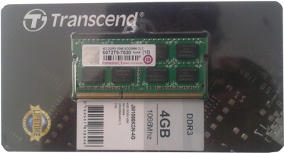 Transcend DDR3 4 GB Laptop RAM (JM1066KSN-4G): RAM Buy Transcend DDR3 4 GB Laptop RAM (JM1066KSN-4G): RAM