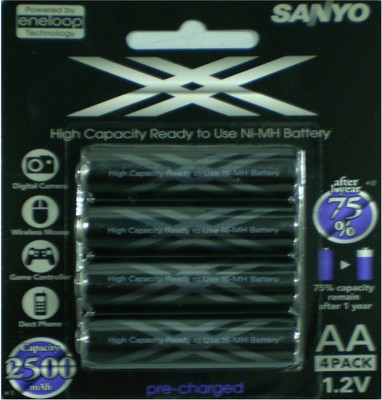 Buy Sanyo (Pre-Charged) 4HR-3UWX-SECP-BP Pre-Charged Rechargeable Battery: Rechargeable Battery