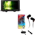 Zebronics MP4 8GB Cinema with Ear Phone IE 3000 Bundle Offer 8 GB MP4 Player - Black, 4.3 inch Display