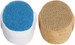 Vega Bath Sponge Pair (White & Brown)