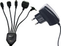 Callmate TCBKM6 6-in-1 Home Charger with Mini and Micro USB for Smartphones - Black