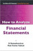 How to Analyze Financial Statements 1st Edition by N Ramachandran