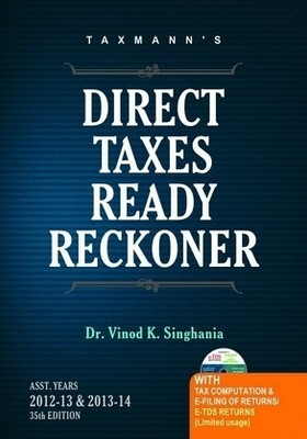 Direct Taxes Ready Reckoner 35th Edition: Book Buy Direct Taxes Ready Reckoner 35th Edition: Book