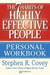The 7 Habits of Highly Effective People Personal Workbook 1st Edition by Stephen R. Covey