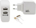 Prolink UM103 Dual USB Travel Charger for Smartphones and Tablets