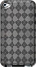 Amzer 89717 Luxe Argyle High Gloss TPU Soft Gel Skin Case for iPod Touch 4th Gen