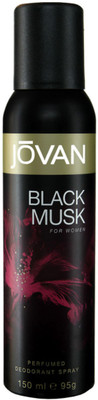 Jovan Black Musk Deo Spray - 150 ml: Deodorant Buy Jovan Black Musk Deo Spray - 150 ml: Deodorant