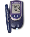 Accu-Chek Go Glucose Monitor Only with 25 Strips Glucometer - Black