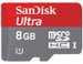 SanDisk Memory Card Mobile Ultra 8 GB Class 10