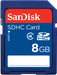 Combo of SanDisk SDHC 8GB Memory Card