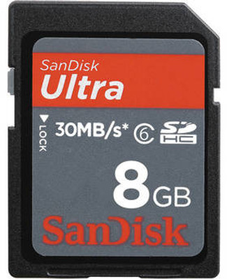SanDisk Ultra SDHC 8 GB 30MB/S Class 6 Memory Card: Memory Card Buy SanDisk Ultra SDHC 8 GB 30MB/S Class 6 Memory Card: Memory Card