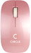Circle FlintO Optical Mouse - Pink USB 2.0 Optical Mouse