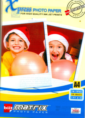 Buy Bilt Unruled A4 Photo Glossy Paper: Paper