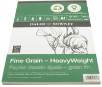 Daler-Rowney Fine Grain Eco Heavy Weight A4 Drawing Paper: Paper