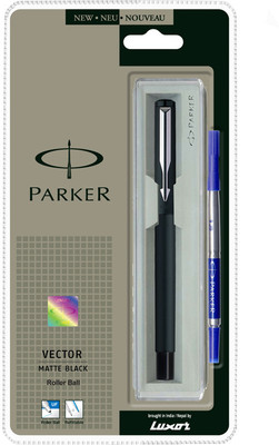 Buy Parker Vector Matte Black Roller Ball Pen: Pen