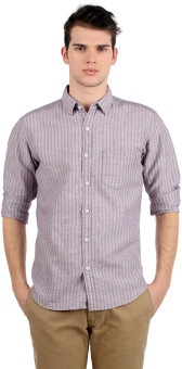 Compare Highlander Men Striped Casual Shirt: Shirt at Compare Hatke