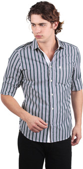 French Connection Men's Striped Casual Shirt: Shirt French Connection Men's Striped Casual Shirt: Shirt