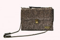 3 Mad Chicks Stylish Glitter Briefcase Sling Large Sling Bag - Black-06